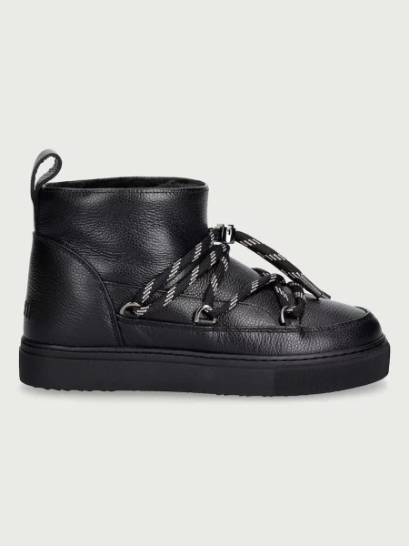 INUIKII Bocanci FULL LEATHER GLOSS | piele negru