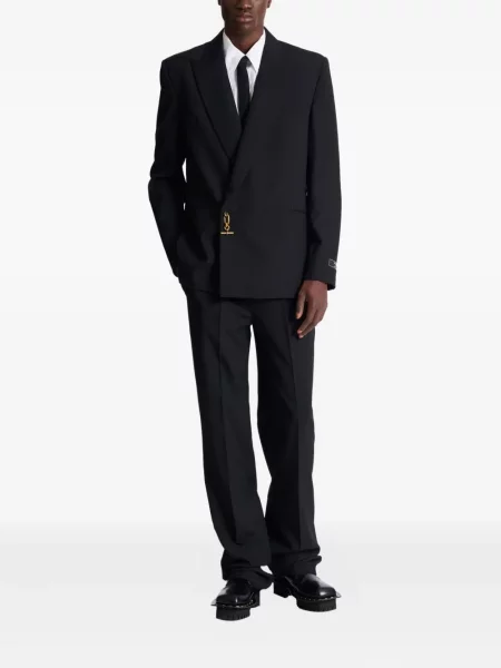 Sacou Balmain de lână negru