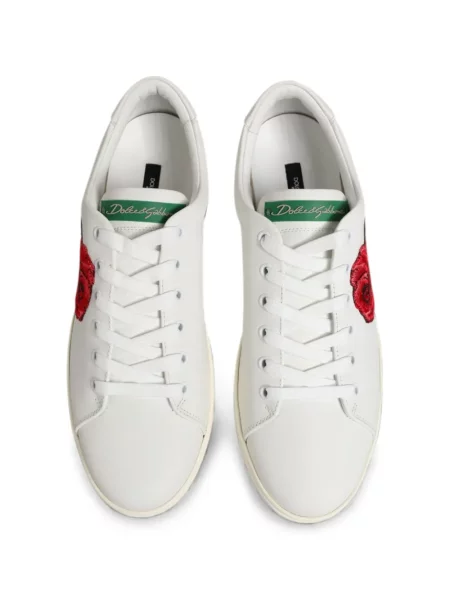 Sneakerși Dolce & Gabbana din piele alb