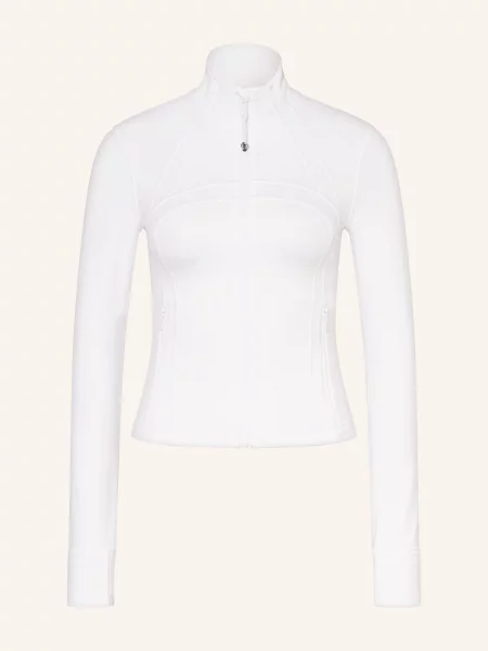 Lululemon Bunda Na Trénink Define Cropped bílá