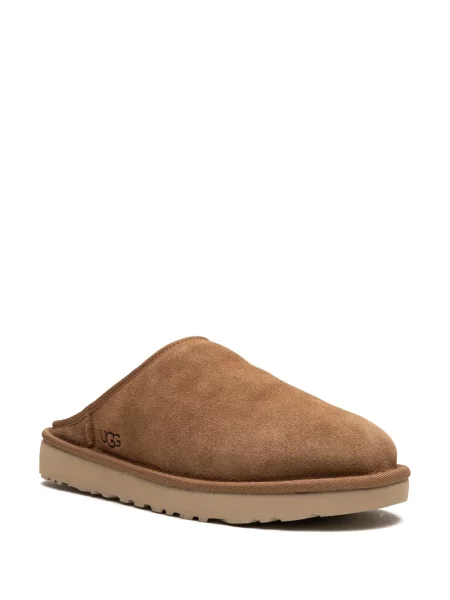Zomšinės slip on klasikinės kambarinės šlepetės Ugg ruda