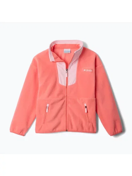 Bluza polarowa dziecięca Columbia Sequoia Grove Full Zip Fleece hot coral/satin pink różowy