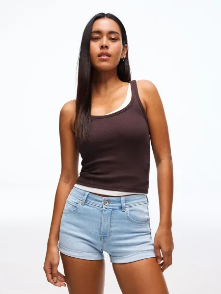 Bershka Jeans deschis albastru