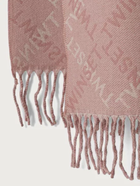 Twinset fular pentru femei roz