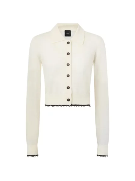 Gulerat decupat tricou polo Pinko