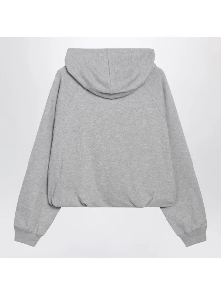 Bluza z kapturem Dries Van Noten z kapturem szara