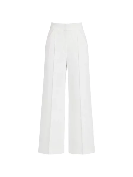 Pantaloni Temperley London cu dungi alb