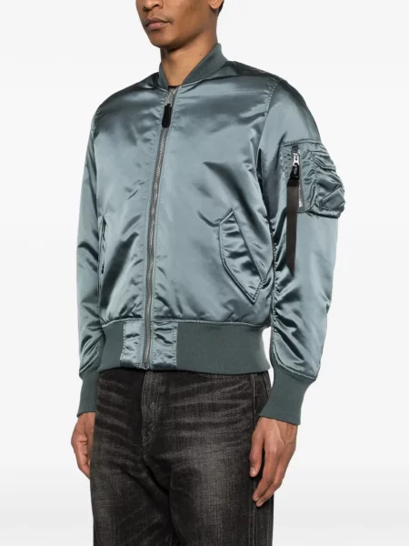 Geacă bomber Alpha Industries reversibil albastru