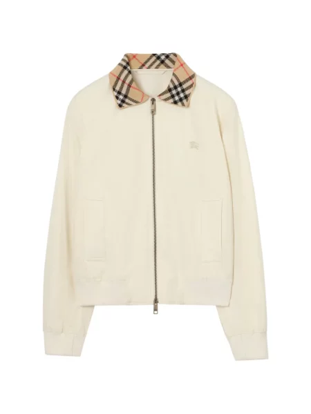 Decupat geacă bomber Burberry cu imprimeu tropical