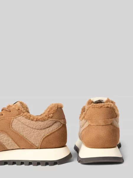 Sneakersy z ciepłą podszewką ze sztucznego kożuszka model Caffay' Gant brązowe