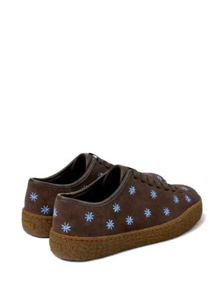 Sneakerși Camper cu model floral maro