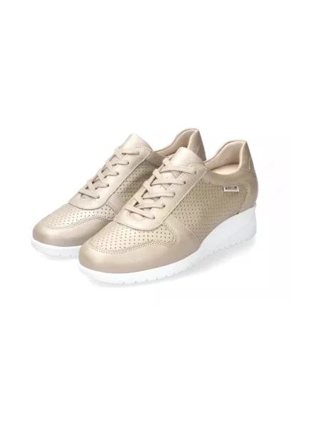 Sneakersy Mephisto skórzane beżowe