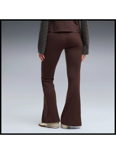 Leggings Puma evazate maro