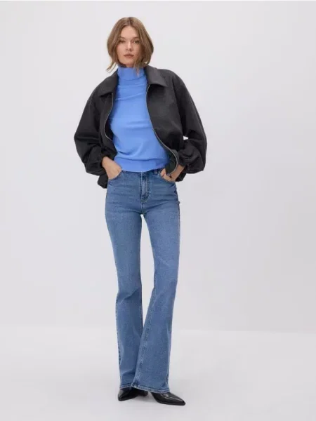 Reserved Светр-водолазка світло-блакитний блакитна