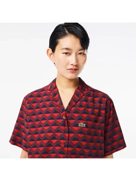 Lacoste сорочка Monogram Oversize Fit