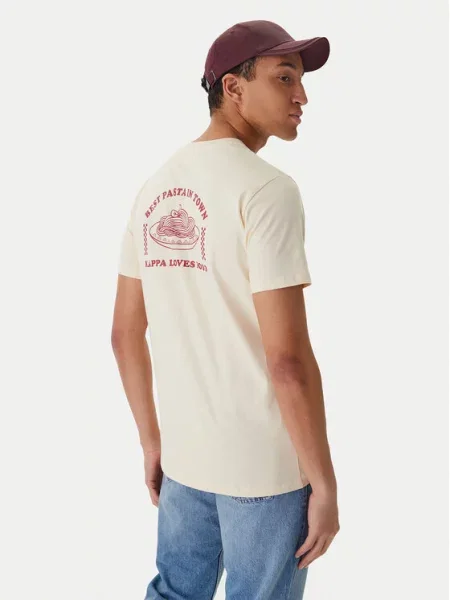 Kappa T-Shirt beżowy