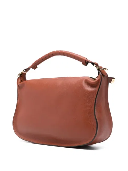 Geanta de piele Chloé Marcie din piele maro