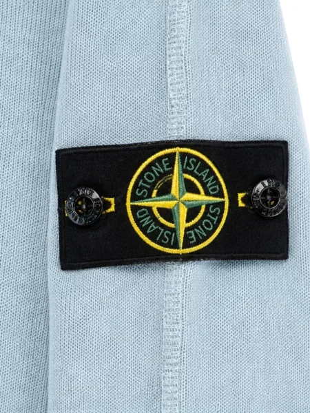 Bluza z kapturem dziecięca Stone Island niebieska