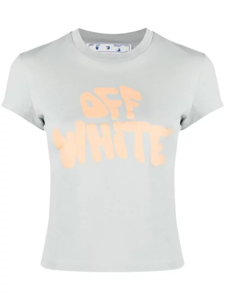 Tricou Off-white cu imagine