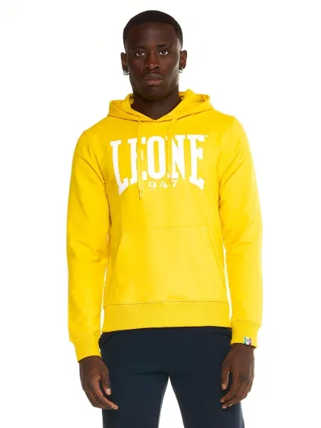 Leone Apparel Bluzy z kapturem żółta