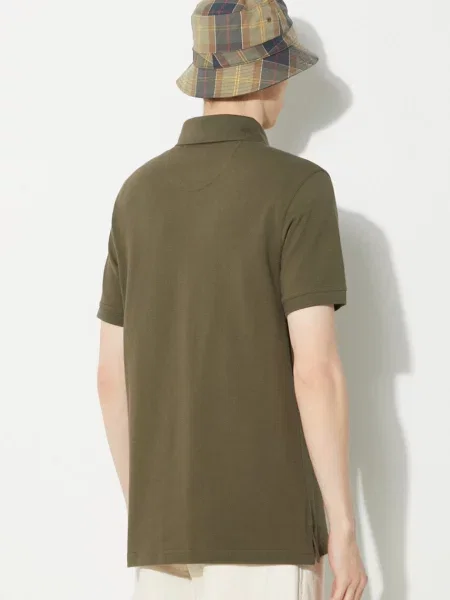 Tricou polo Barbour verde