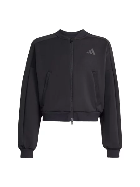 ADIDAS SPORTSWEAR Αθλητική ζακέτα φούτερ Future Icons' μαύρο
