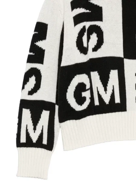 Sweter dziecięcy Msgm biały