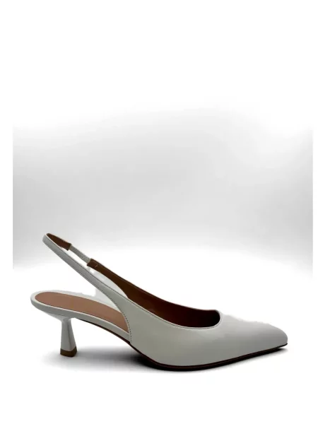 Pantofi cu toc Roberto Festa slingback alb