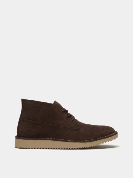 Замшевые ботинки Timberland коричневые