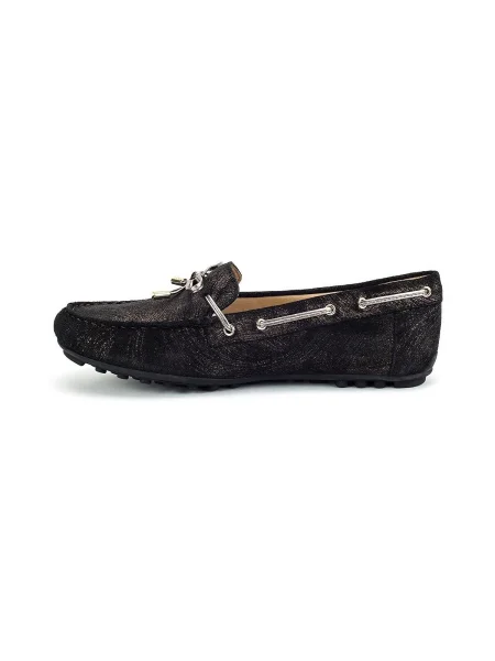 Pantofi Geox din piele de căprioară negru