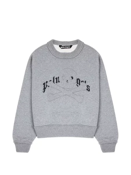 Pulover Palm Angels cu imagine gri