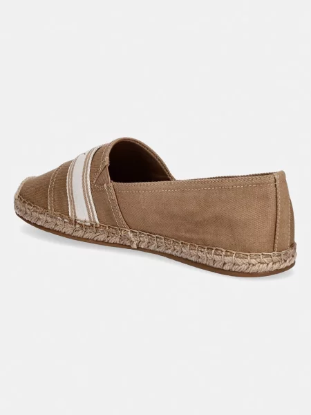 Tommy Hilfiger espadryle HILFIGER WEBBING ESPADRILLE beżowe