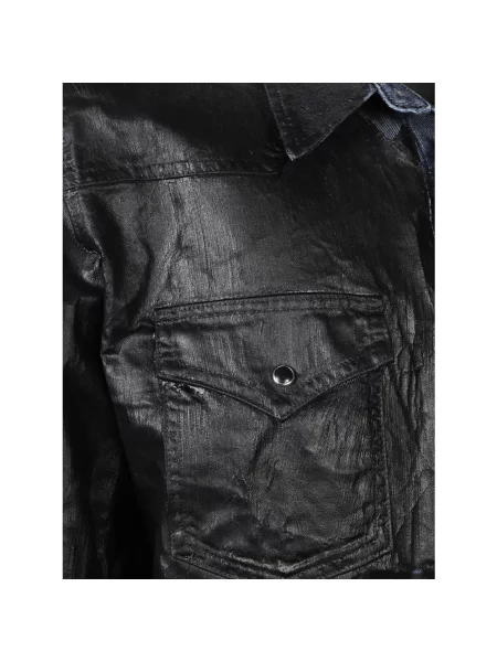Kurtka koszulowa Mm6 Maison Margiela czarna