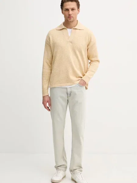 Sisley sweter żółty