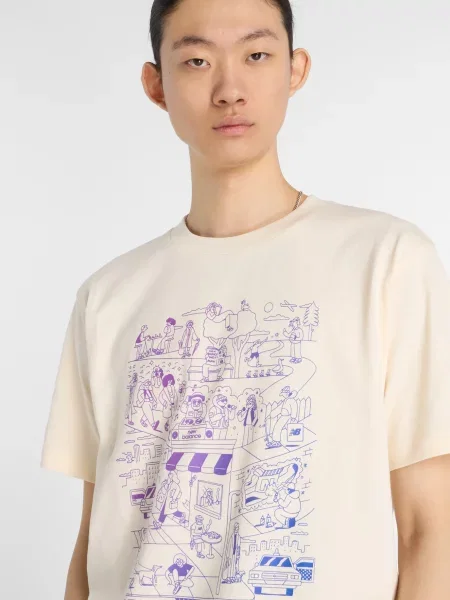 Футболка New Balance бежева