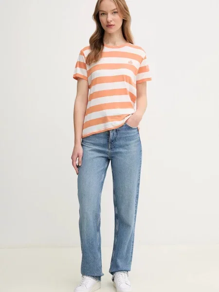 Футболка Pepe Jeans оранжевая
