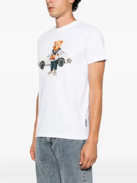 Tricou Baron Filou cu imagine alb