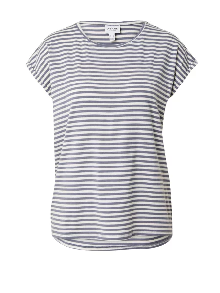 Aware Tricou AVA albastru închis alb