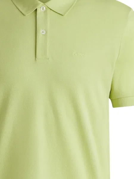 Polo Boss cu broderie verde