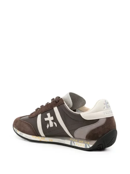 Sneakerși Premiata cu autograf maro