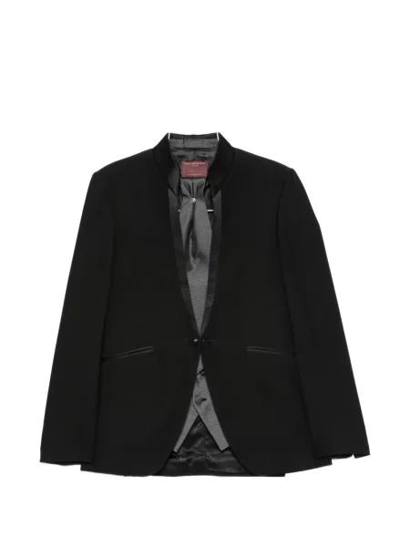 Gulerat costum Carlo Pignatelli din satin negru
