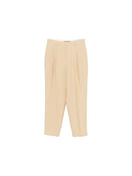 Spodnie Ralph Lauren plisowane beżowe