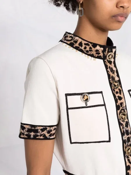 Leopardí oblekové šaty Philipp Plein