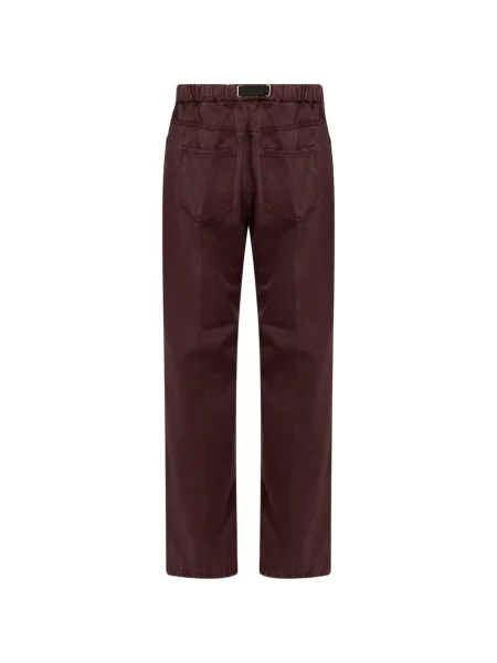 Cu centură pantaloni White Sand alb