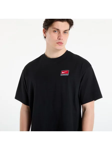 Tricou Nike Life Short-Sleeve Boxy Knit Top Black S negru