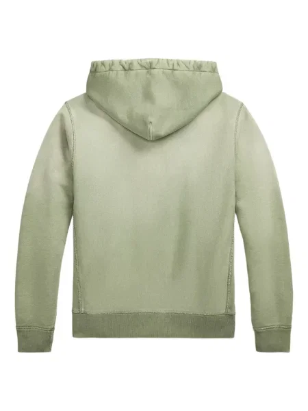 Hanorac cu glugă Ralph Lauren Rrl cu imagine verde