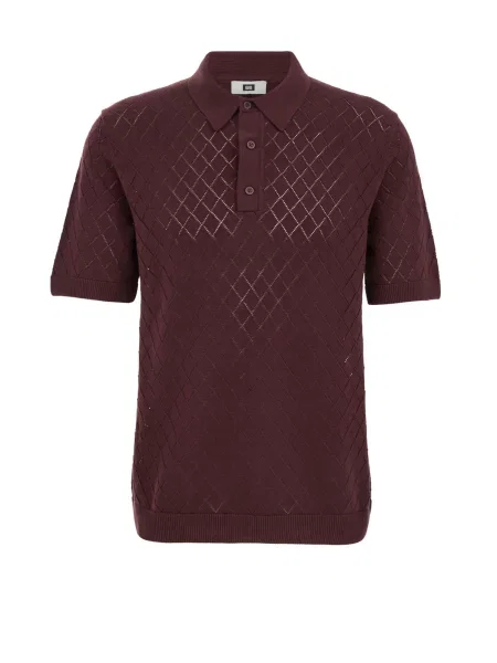 WE Fashion Tricou burgundy roșu