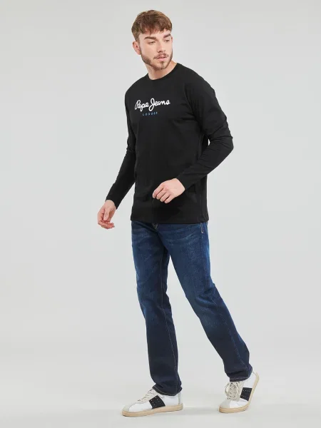 Tricou Pepe Jeans lung negru