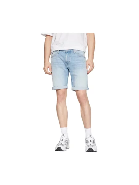 Krótkie jeansy Tommy Hilfiger Scanton niebieskie