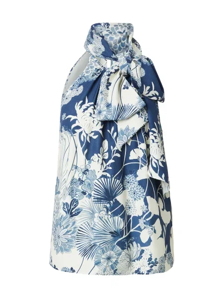 GUESS Bluză deschis / închis / alb natural albastru